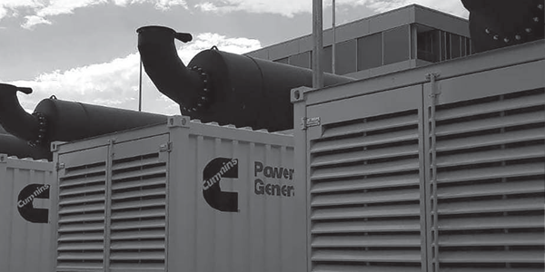 Cummins generators at hospital