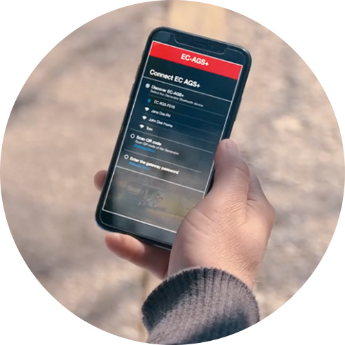 app displayed on phone