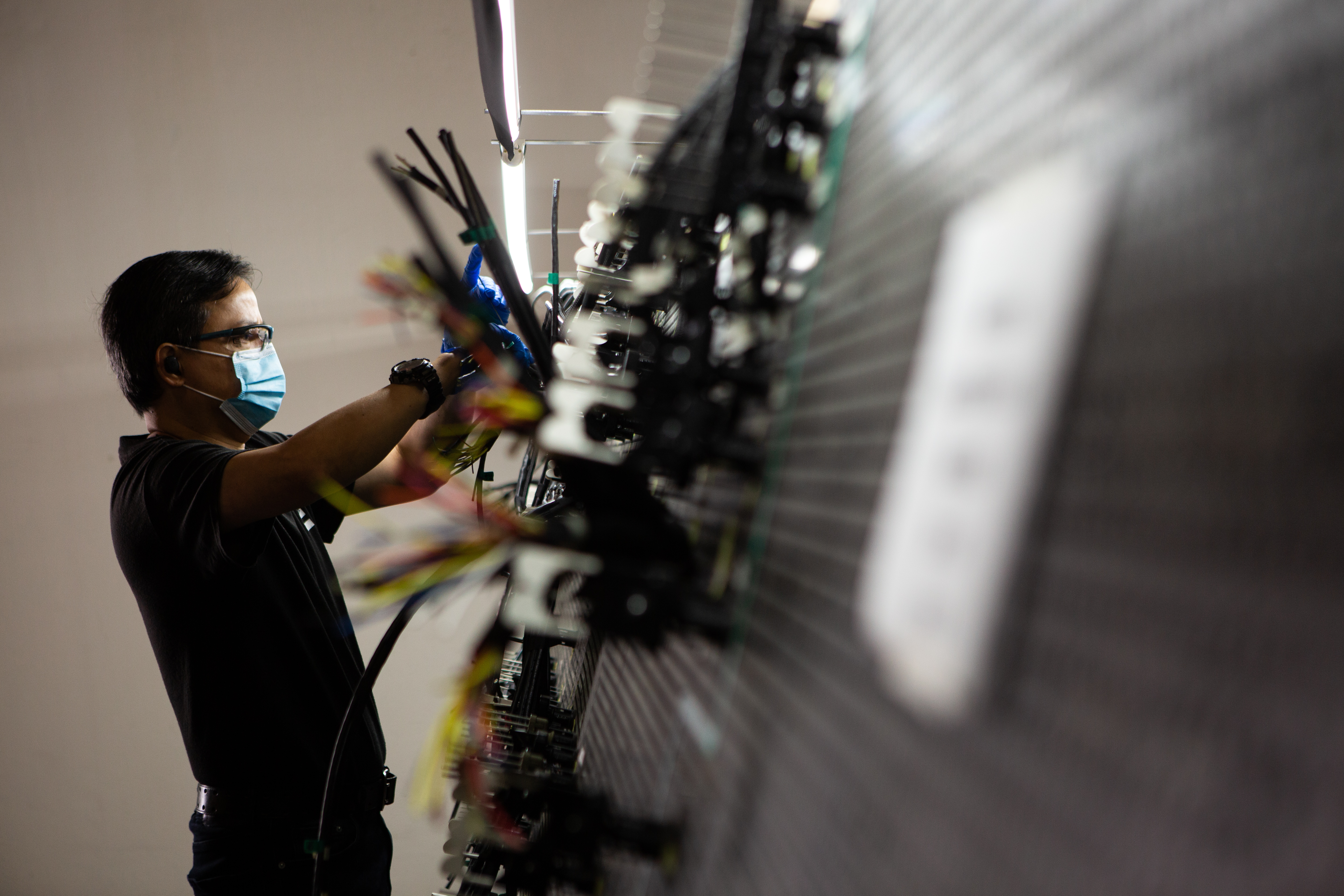 employee working in West Sacramento location