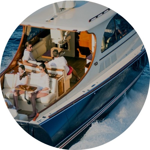 people in yacht in water