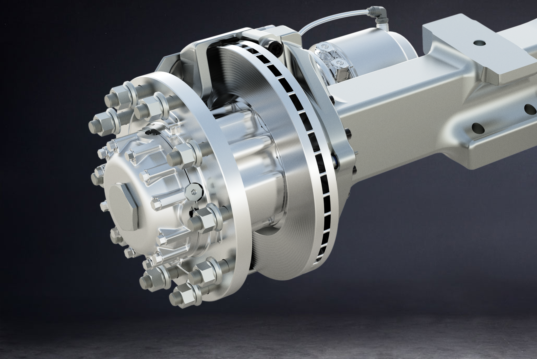 MH-810™ bevel gear, hub-reduction wheel end