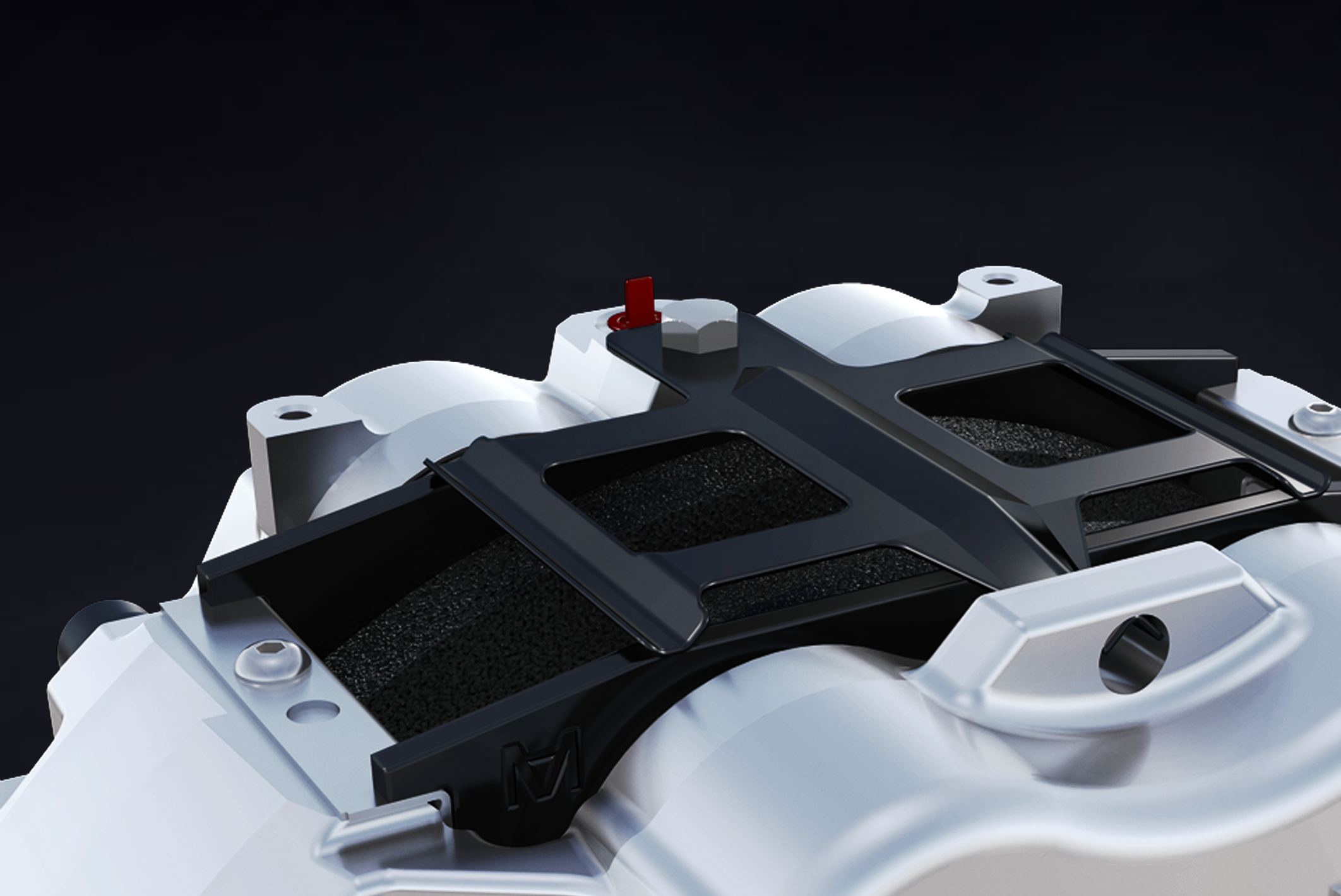 Quadraulic™ quick pad changes