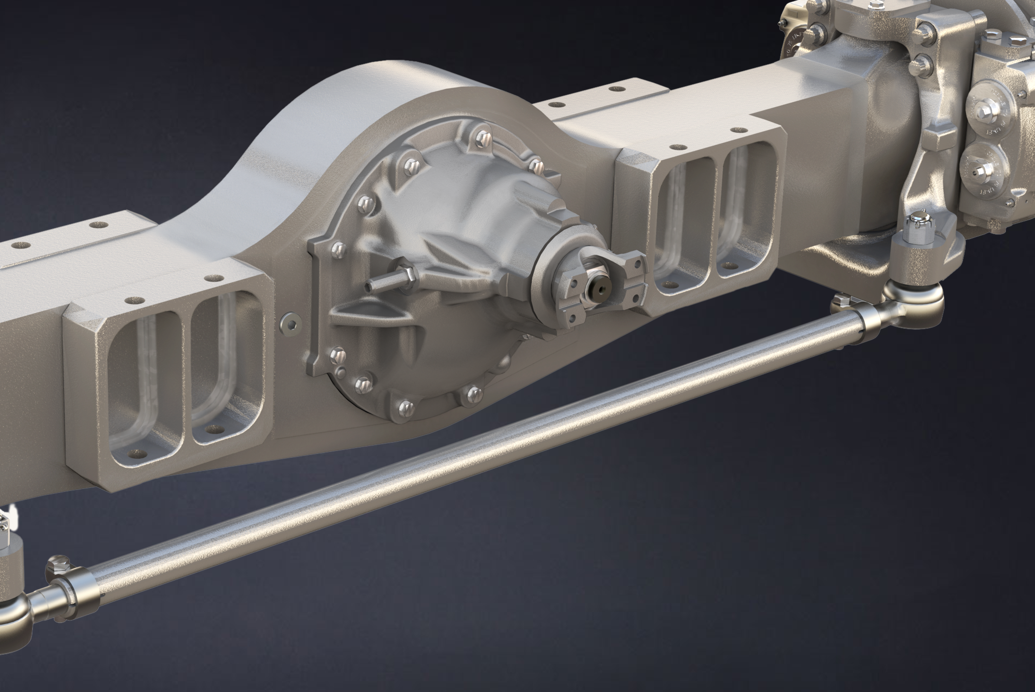 Rough Terrain Crane Axle axle ratio range