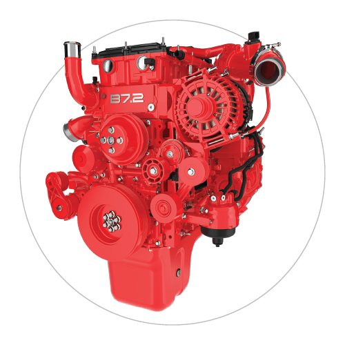 b72 engine for vocational truck