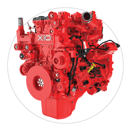 x10 engine for vocational truck