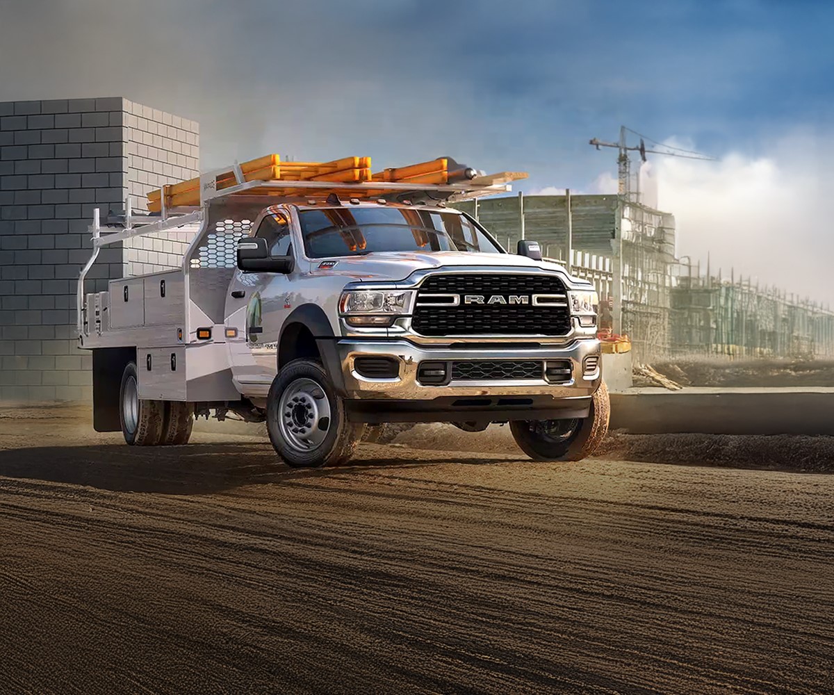 Ram Truck on job site