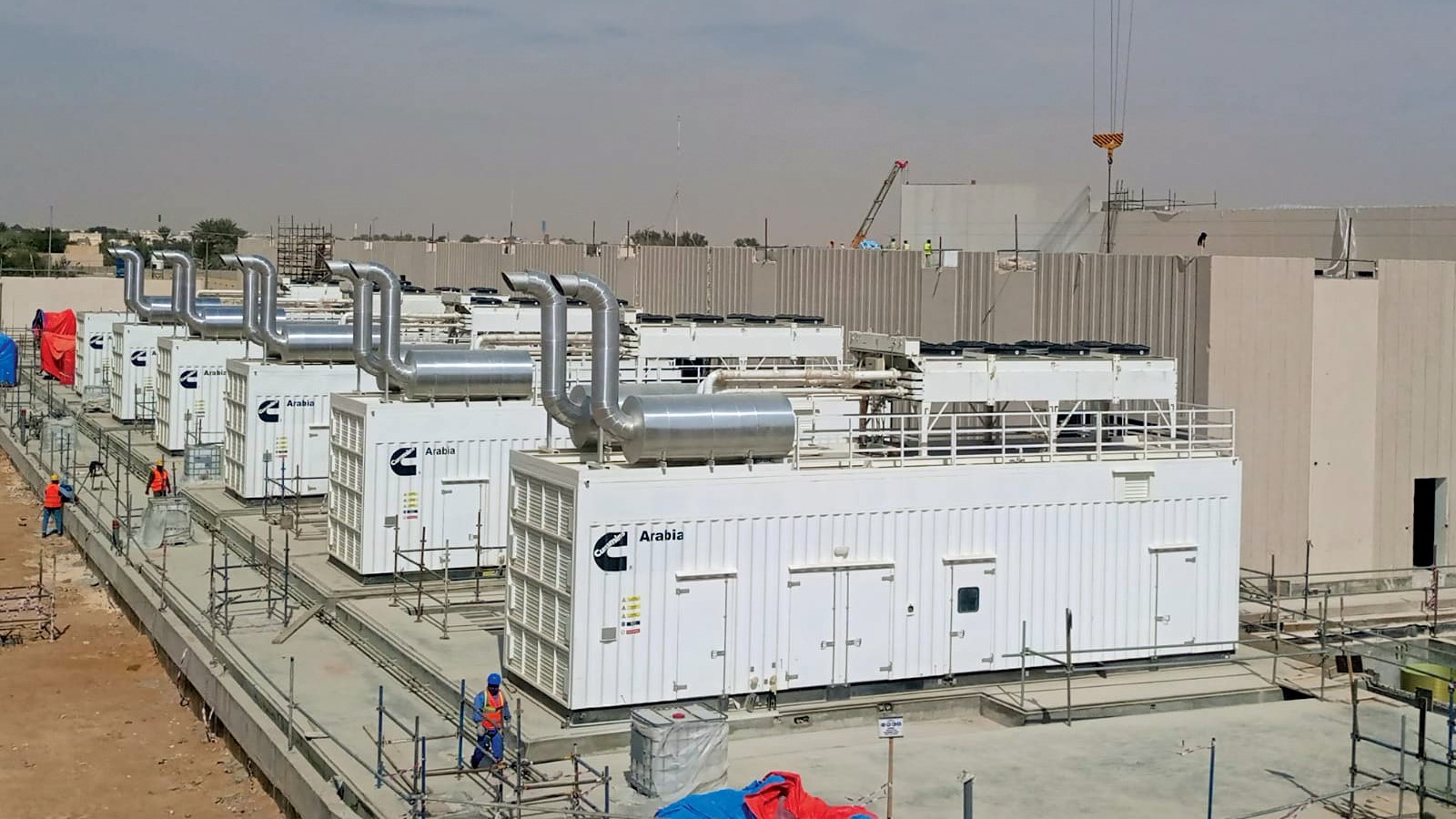 generator sets outside data center