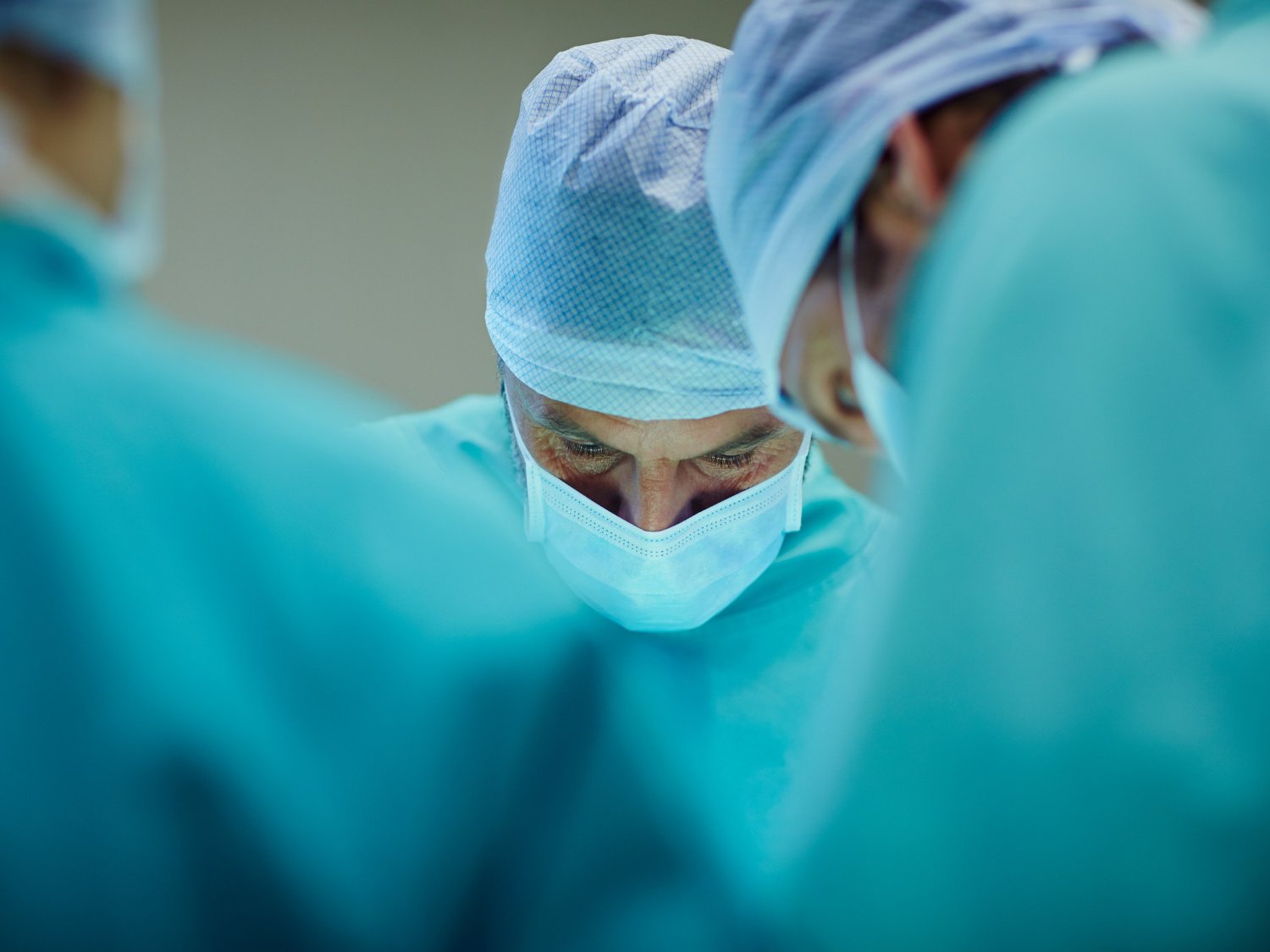 surgeons on operation table