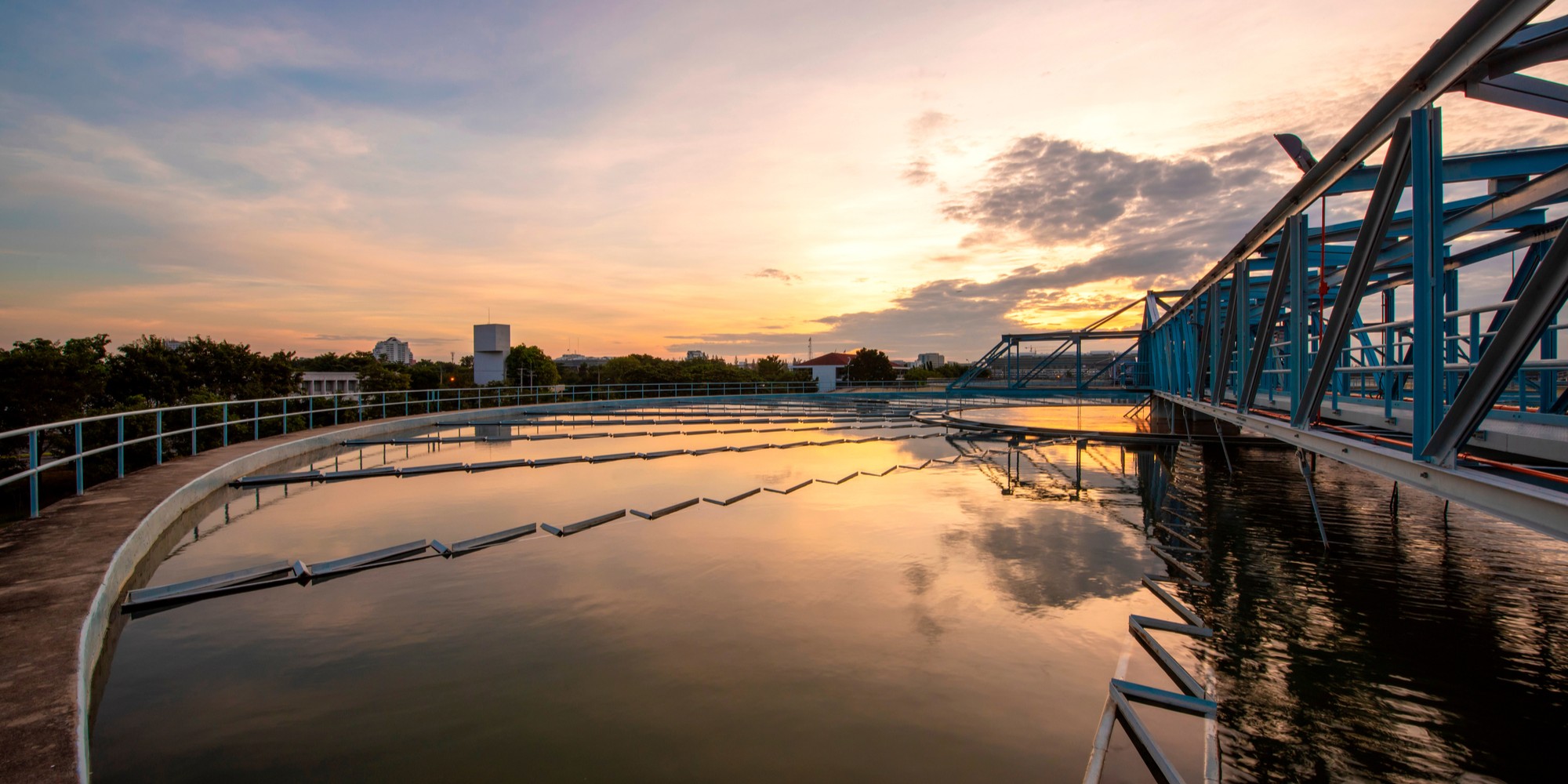 water treatment holding tank