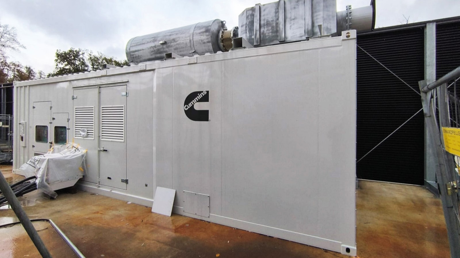 cummins generator set in container