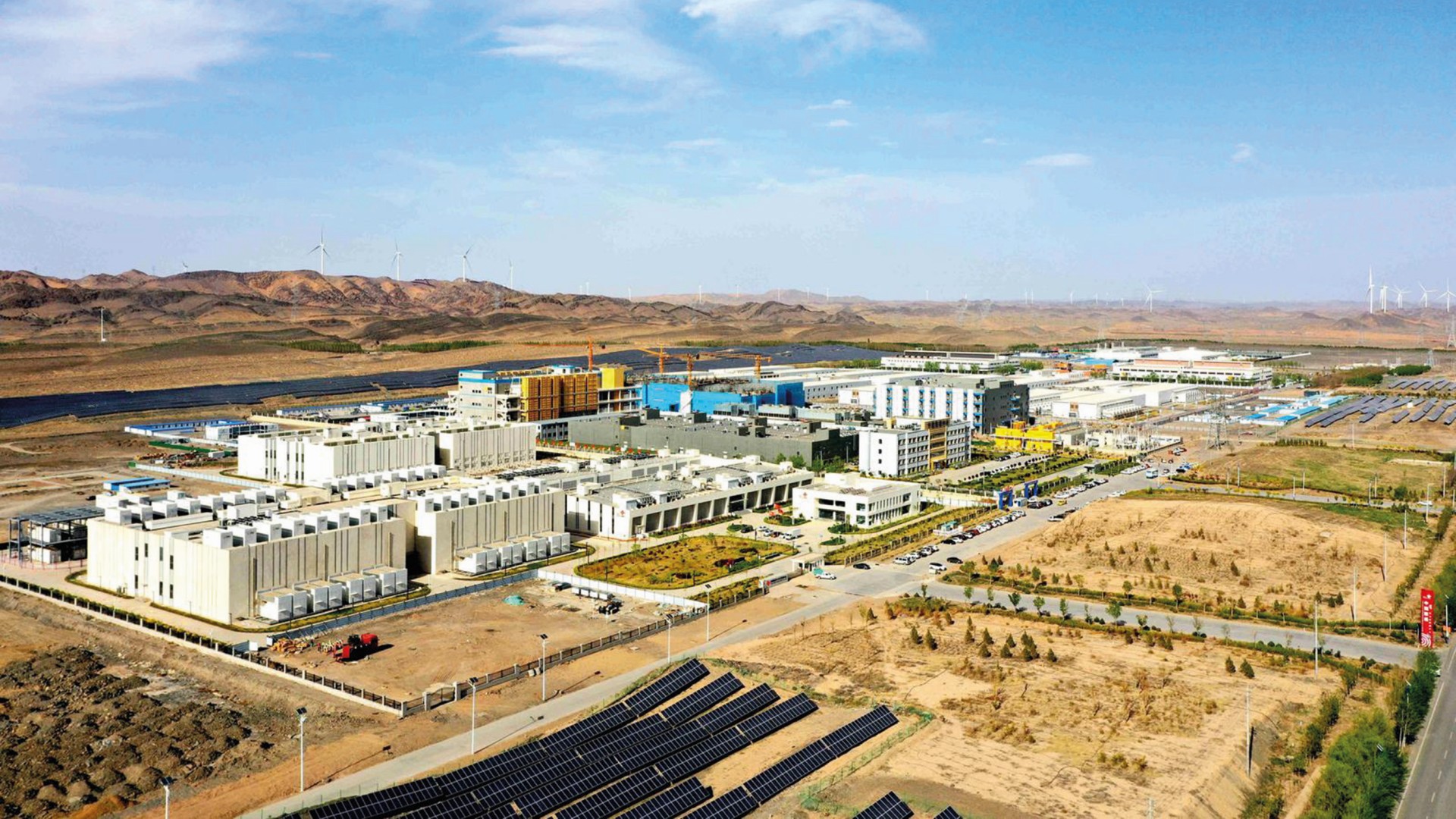 Radio and TV project site in Ningxia