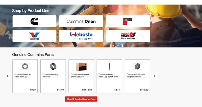 Shop Cummins Product Lines 