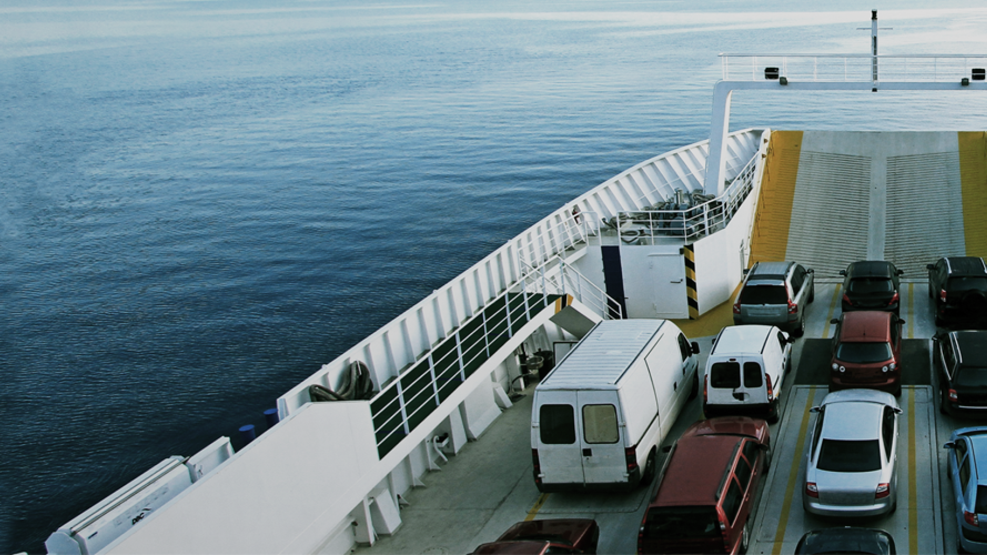 passenger ferry transporting vehicles