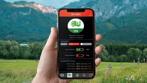 Auto generator start on mobile device