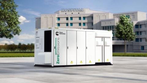 BESS in front of Hospital