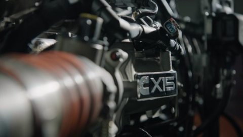 X15 engine badge