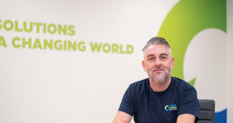 Prior Power employee in office