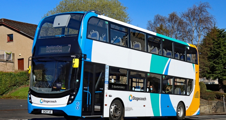 Alexander Dennis Enviro400 double deck, low emission bus