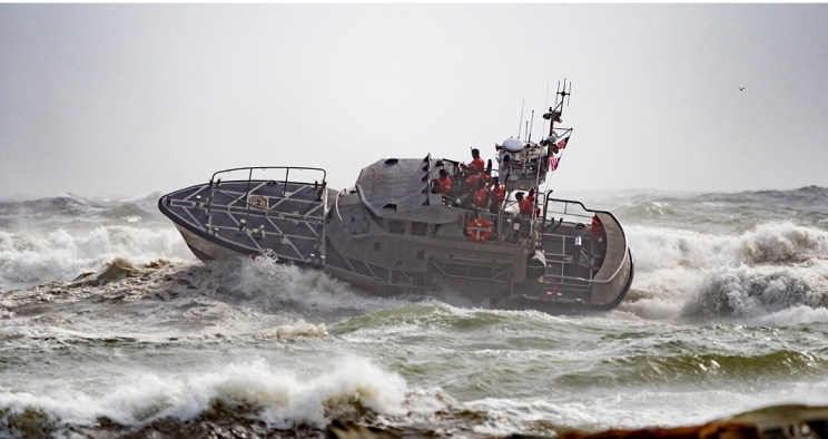 vessel in water