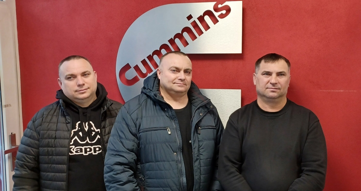 The brothers – Jerzy, Krzysztof and Adam Majcher 