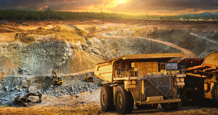 Off-highway machine working