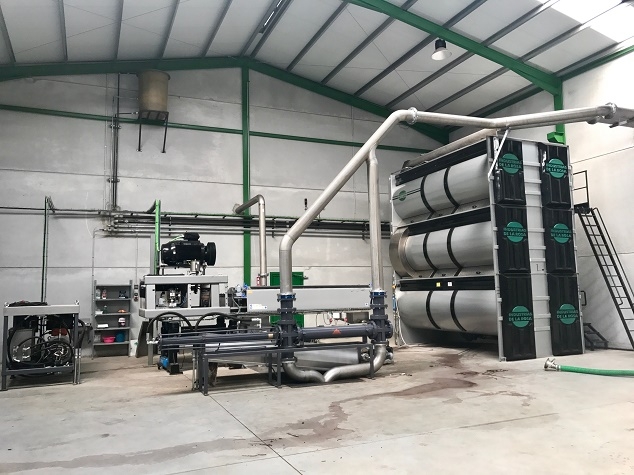 olive oil orujo processing