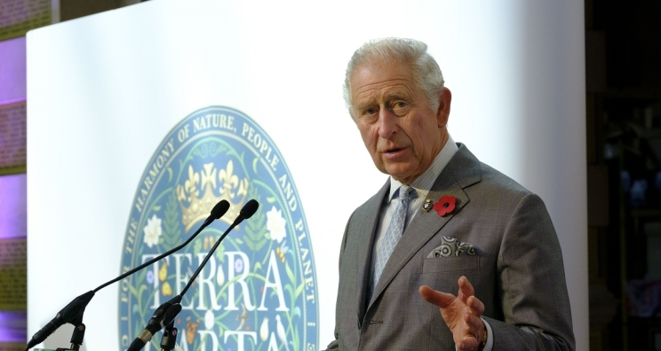 Prince Charles announces the inaugural Terra Carta seal recipients today in Glasgow.