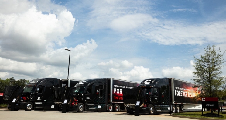 Cummins Atlanta with Forever Rising trucks