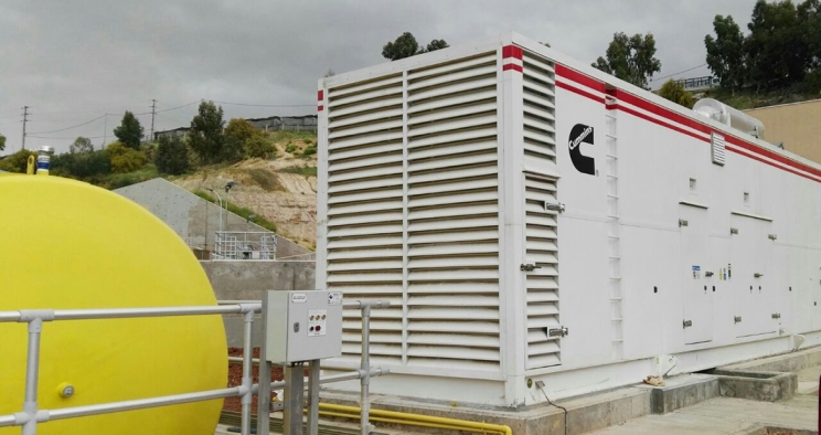Authorized Cummins distributor S.E.T.I. Jordan Ltd. provided the supply and assembly of the Cummins generator set and a specially designed aluminum container with motorized louvers to meet unique customer requirements at a brand-new wastewater treatment plant.