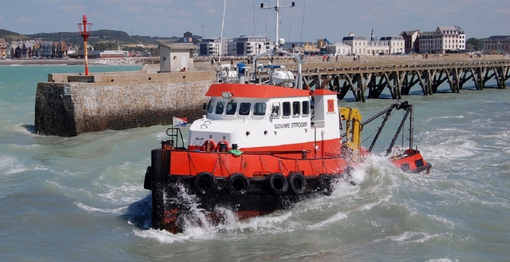 Recreational boat in water