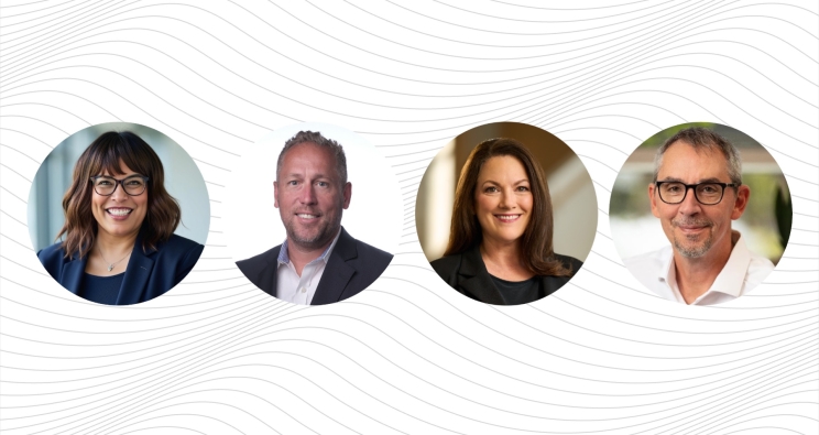 headshots of four appointed Vice Presidents