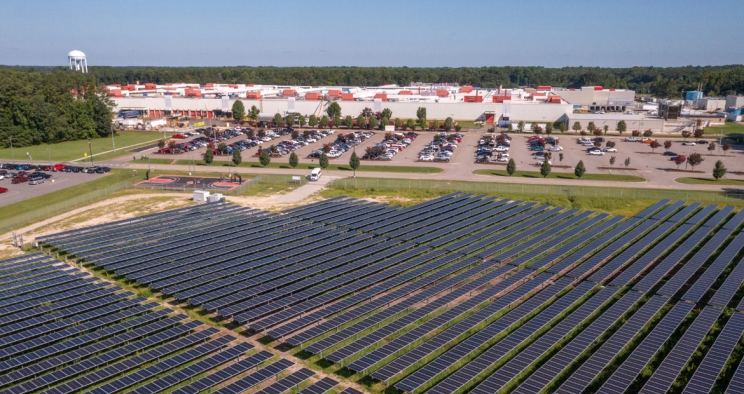 Rocky Mount Engine Plant solar farm