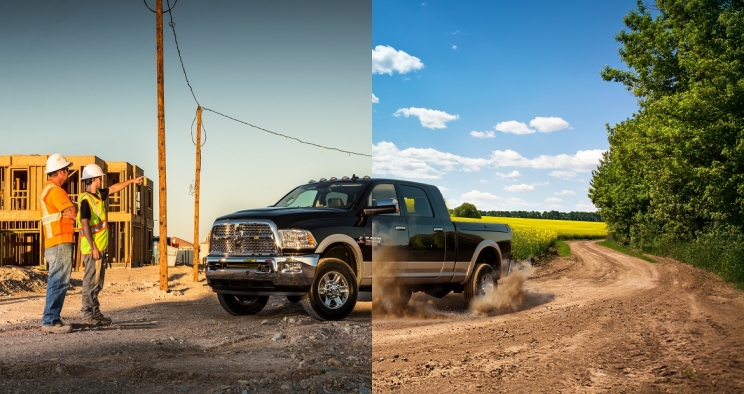 Image of a Ram Pick Up Truck