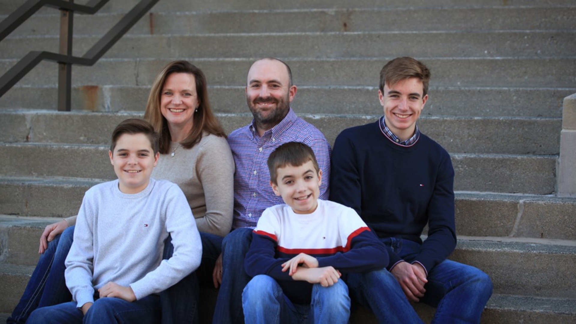 Chris Sowers and his family recognize World Autism Day