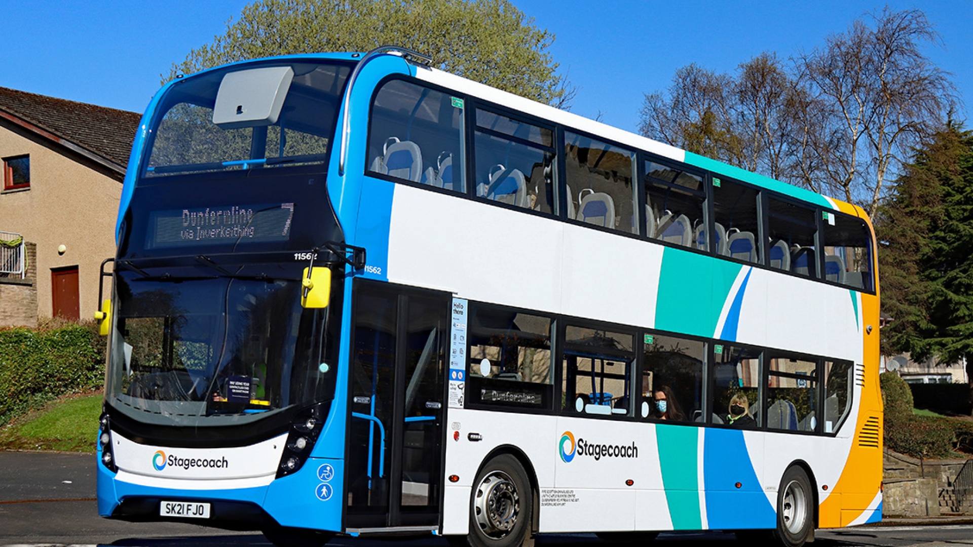 Alexander Dennis Enviro400 double deck, low emission bus