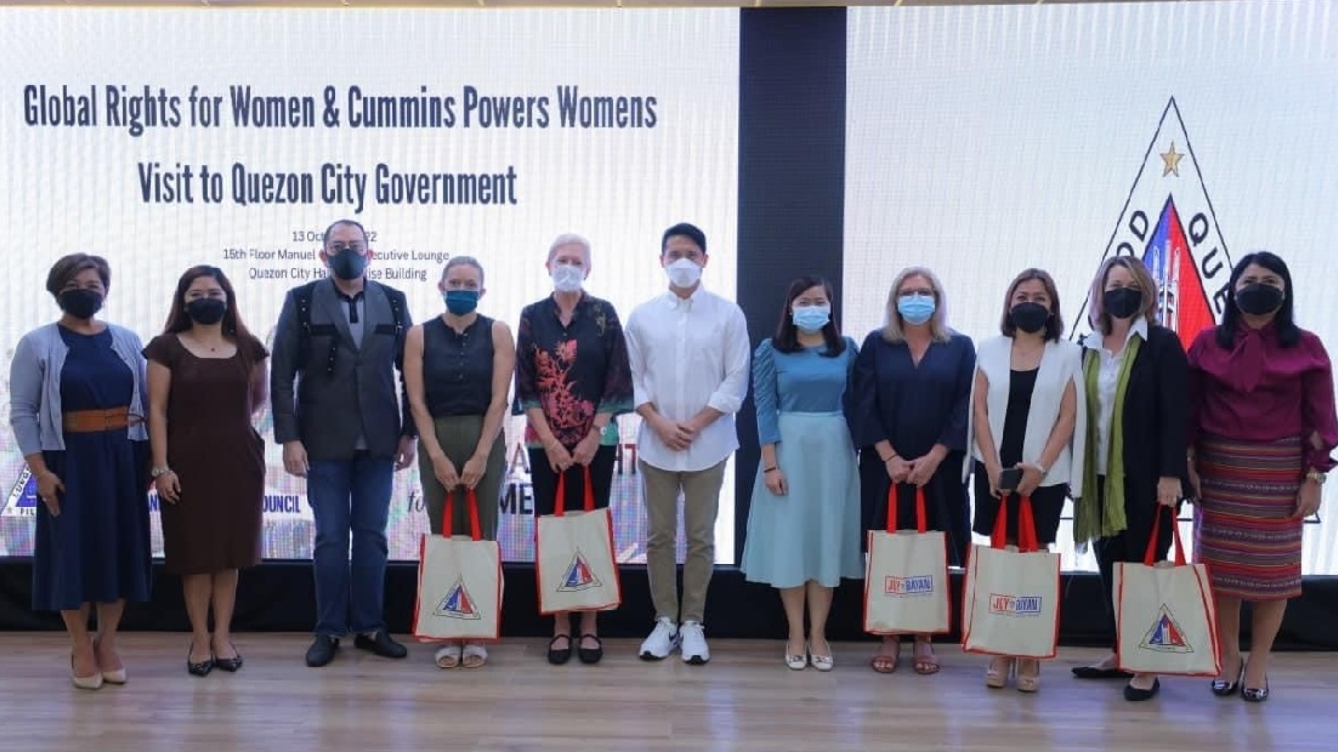 Global Rights for Women and Cummins Powers Womens visit