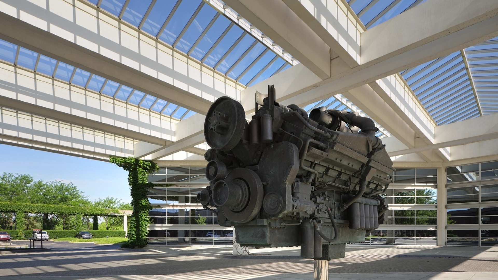 The Cummins Corporate Office Building in Columbus, Indiana (U.S.).