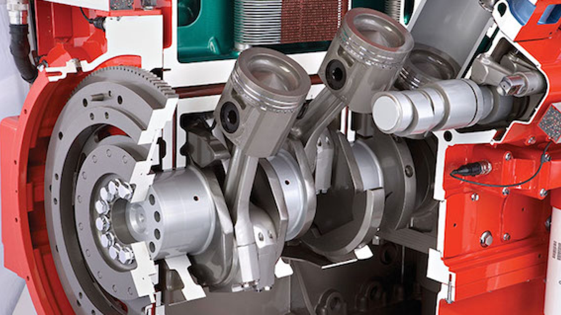 cummins qsk60 diesel engine cutaway