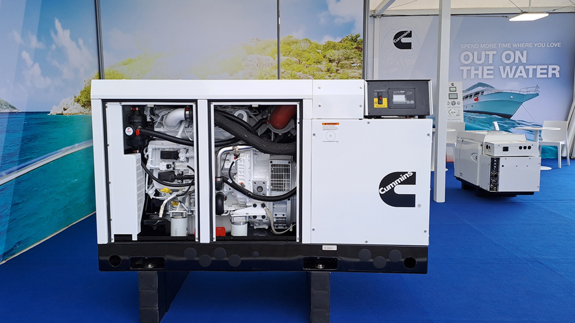 The Cummins MDC (Marine Diesel Cummins) Turbo Onan Marine Genset