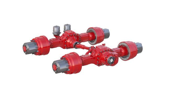 MT 610 hub reduction hypoid tandem axle