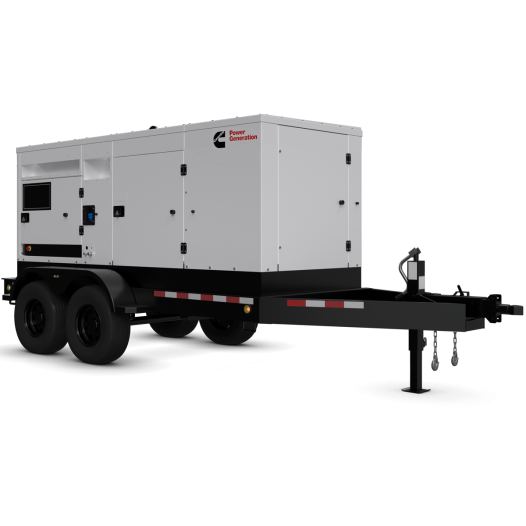 rental generator on trailer