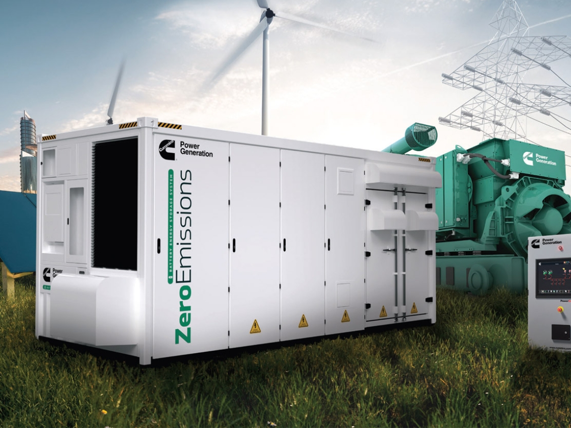 BESS Microgrid in a field