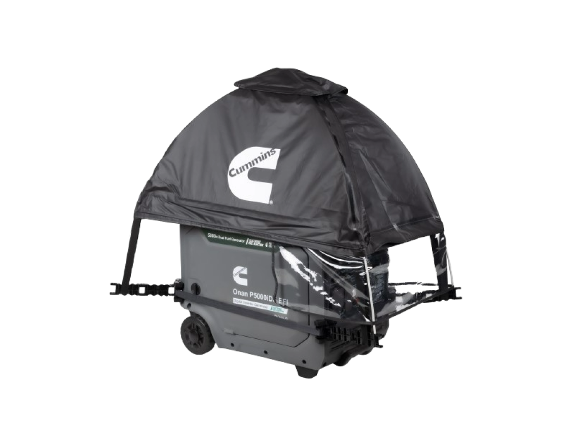 Portable generator running tent