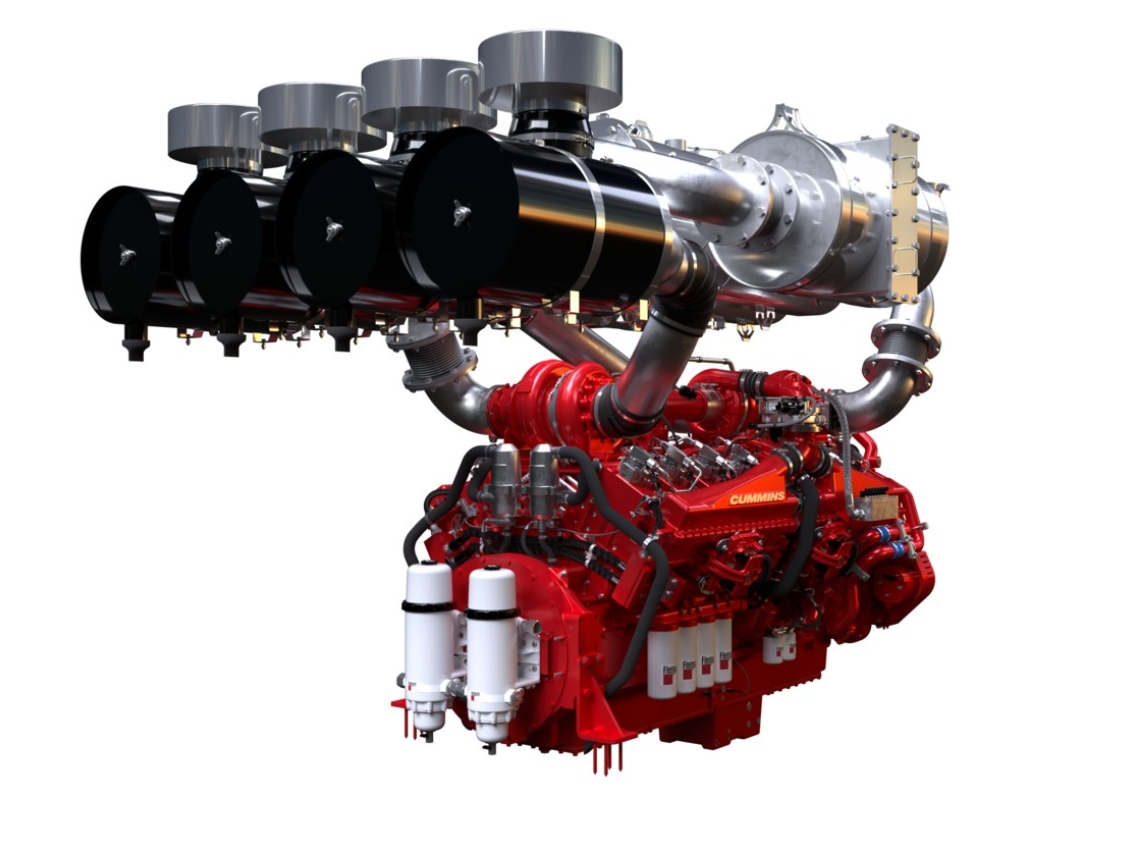 QSK50 Dual Fuel engine